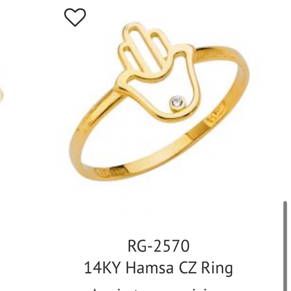 14 k hand gold ring - Picture 1 of 1